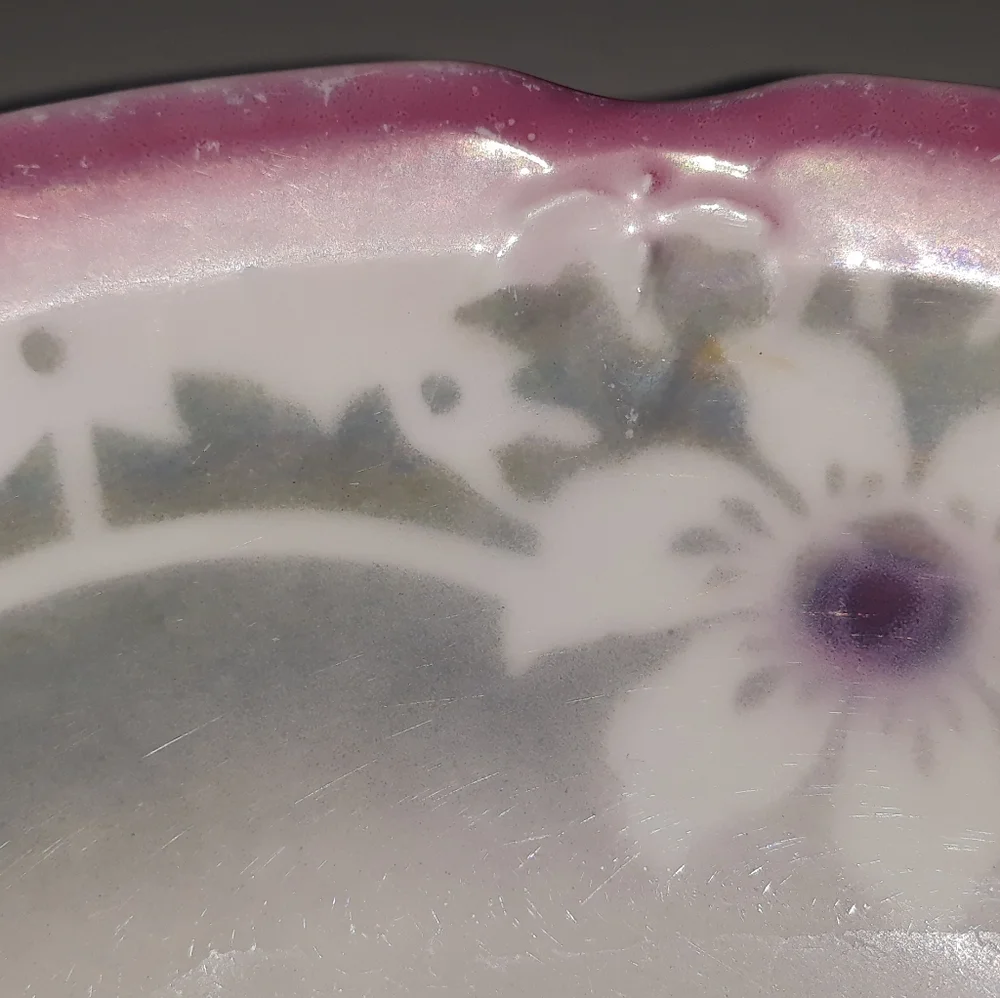 K&L Germany floral porcelain bowl